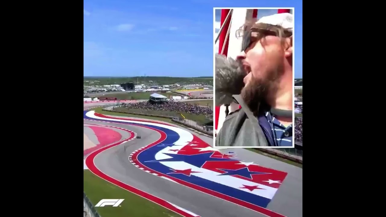 When the "Neeow guy" interrupted the 2018 US Grand Prix...