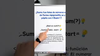 Python sum(): Suma tus listas ¡fácil y rápido! ✨