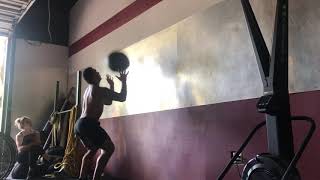 For Time: 200 Wall Balls @20lbs