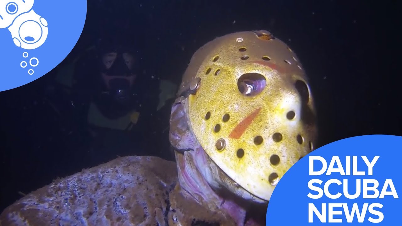 Jason Voorhees Statue Underwater