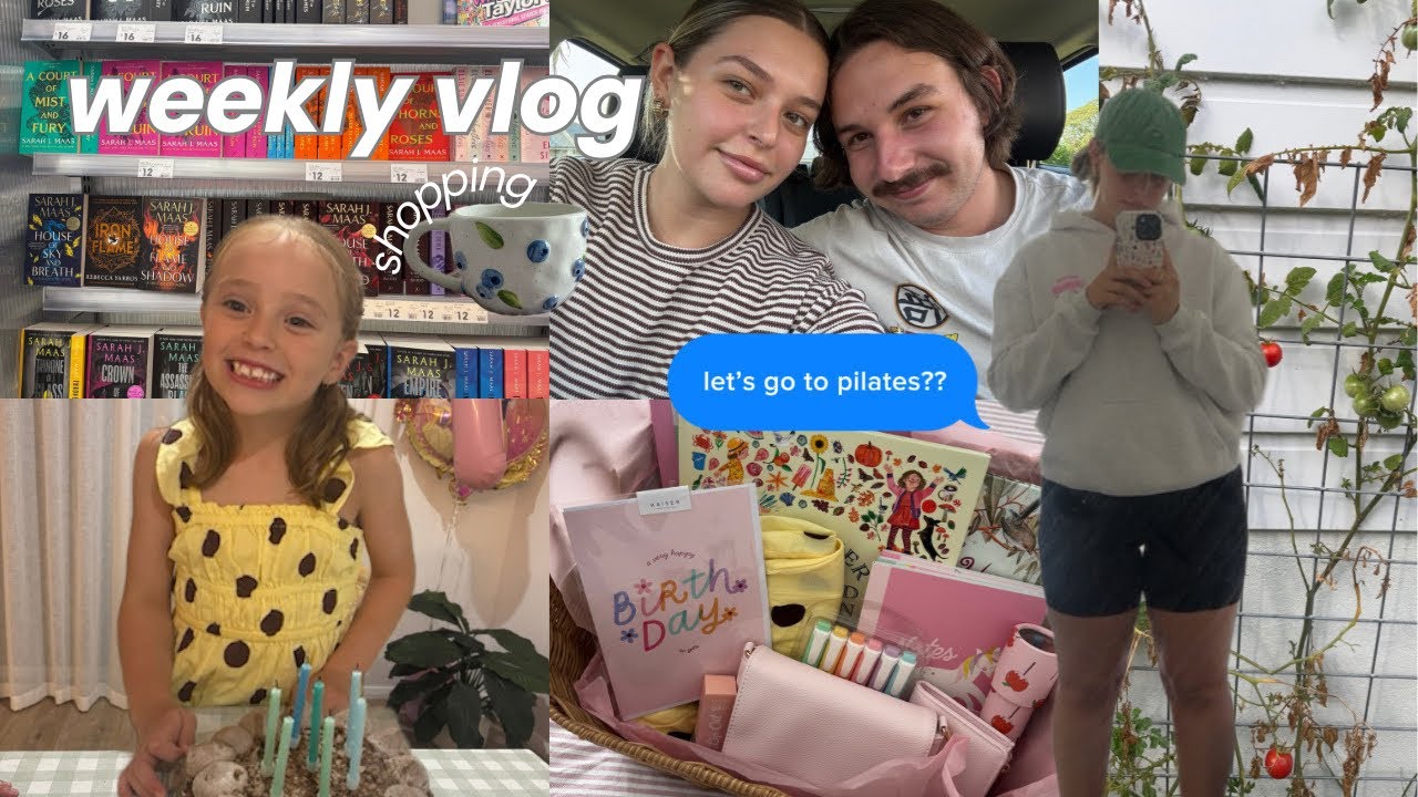 weekly vlog 💌 first pilates session, shopping haul and bday celebrations!! 