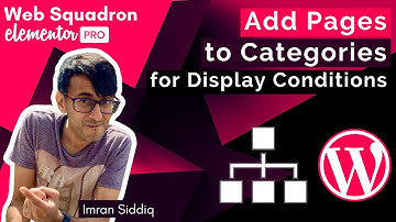 Elementor - Add Pages to Categories to help Header Template Display Conditions