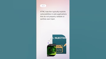 What is HTML Injection #HTMLInjectionTutorial #shorts