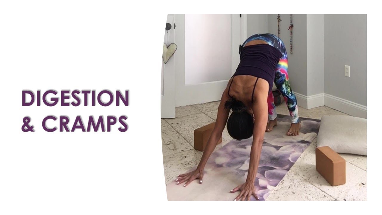 Is yoga good for cramps and digestion? - YouTube