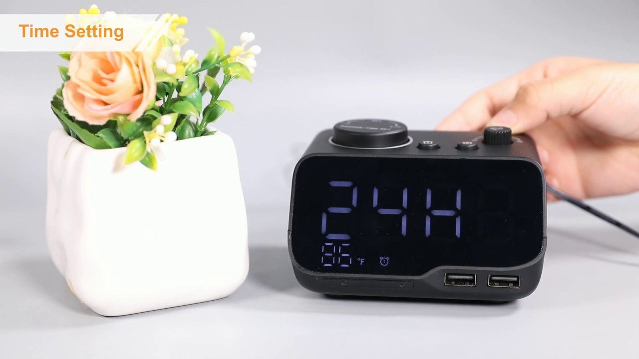 Instructional Video for Buffbee Radio Alarm Clock for Bedrooms--Rise