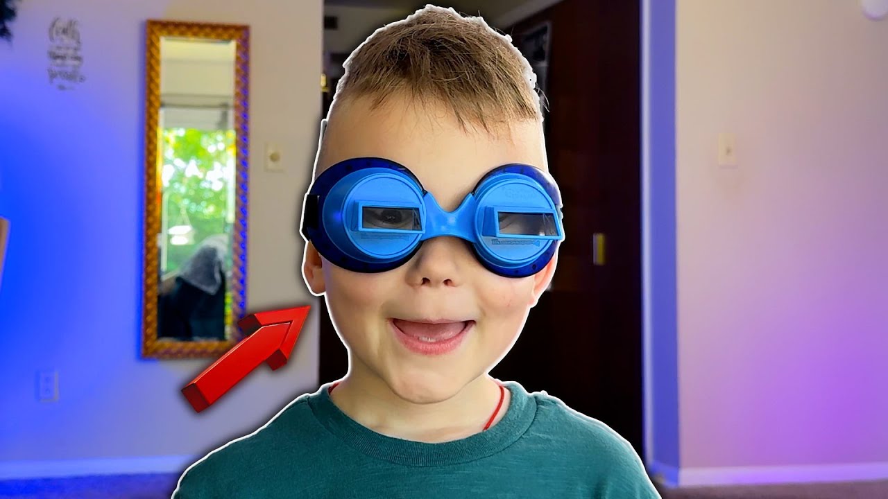 Alex Tries Out Upside-Down Glasses 😵‍💫