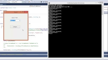 C# HMI to Raspberry Pi to PLC Command demo