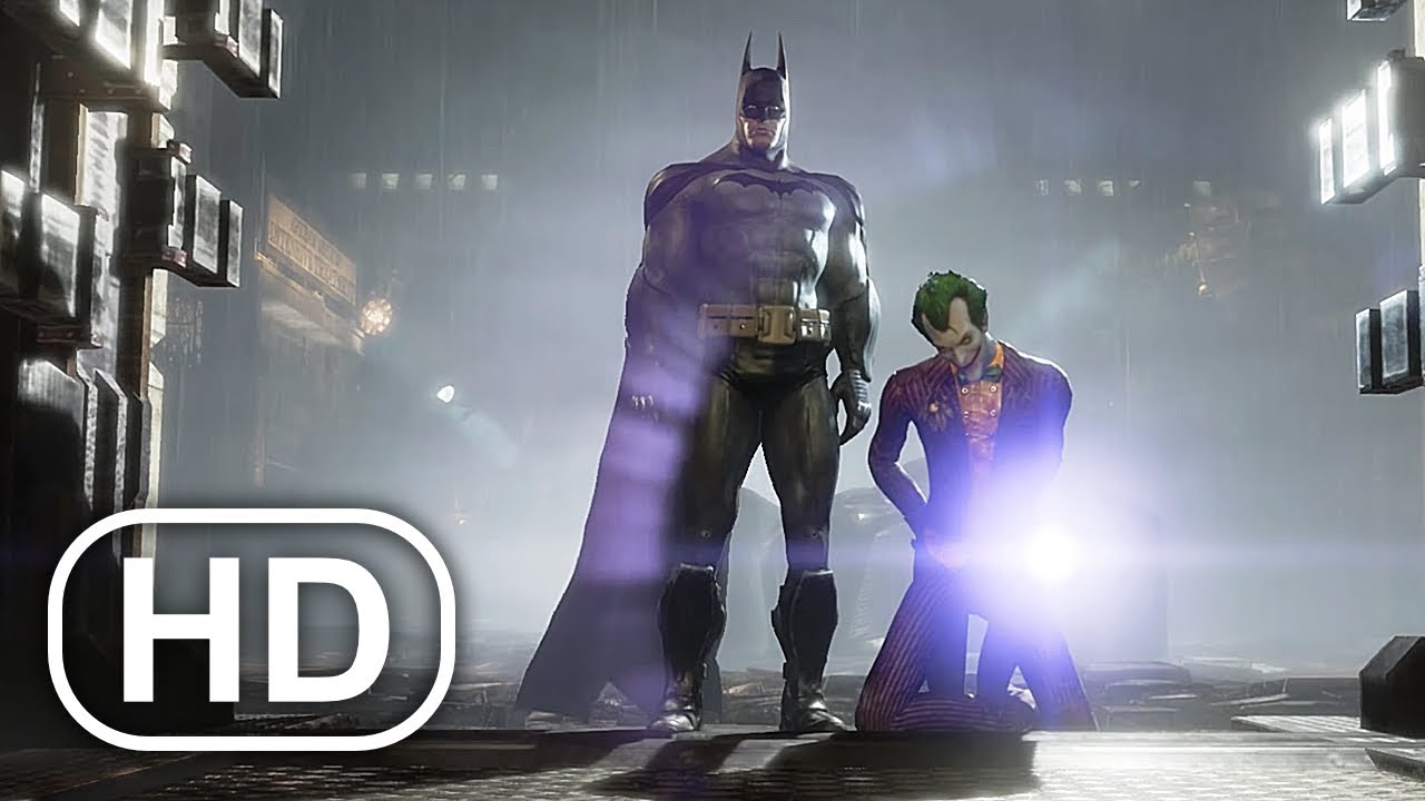 BATMAN Takes Joker To Arkham Asylum Scene 4K ULTRA HD