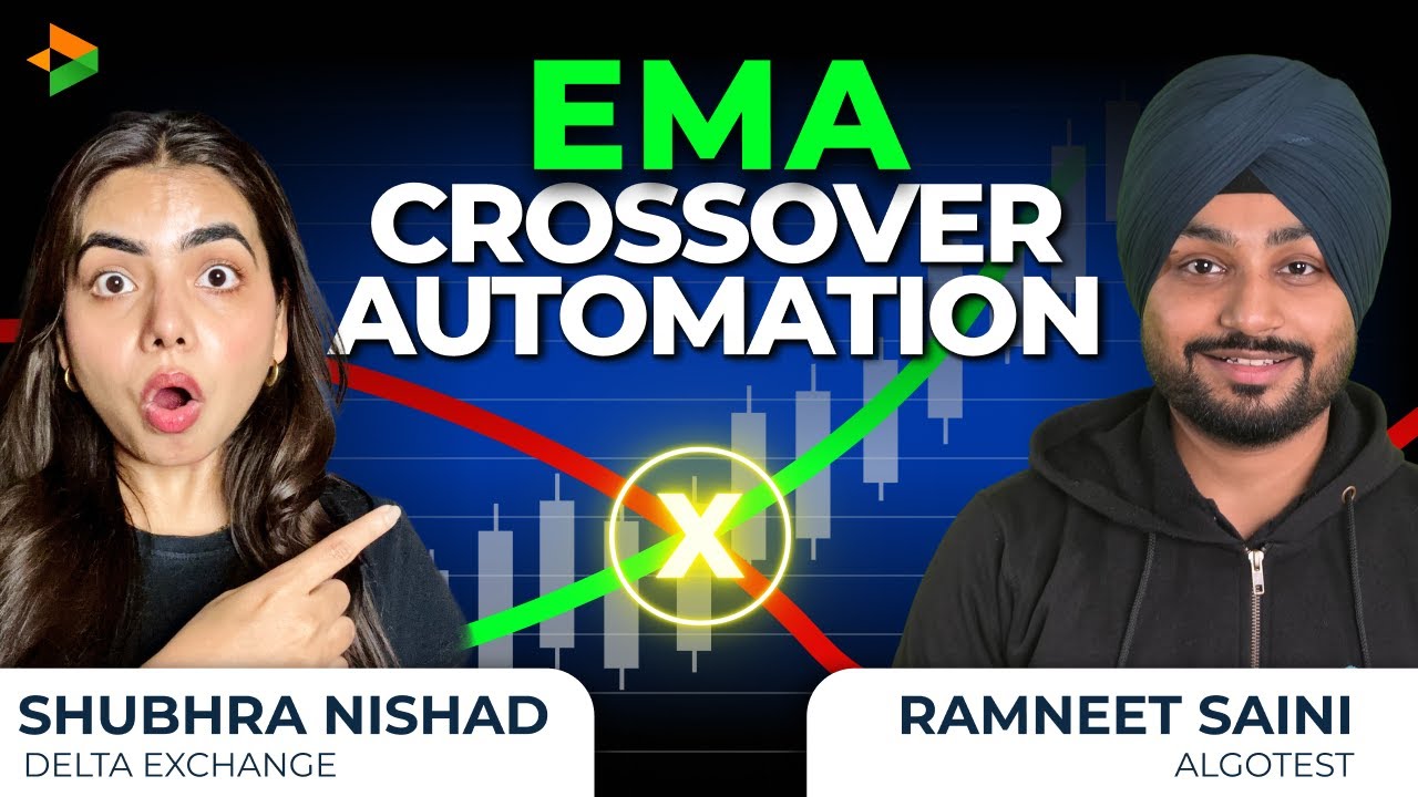 EMA Cross-over Strategy to FULL Automation | TradingView + AlgoTest