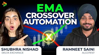 EMA Cross-over Strategy to FULL Automation | TradingView + AlgoTest