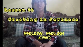 Engjow English Jowo Lesson . Greeting In Javanese
