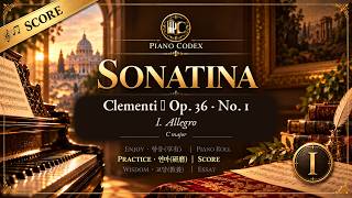 소나티네 | Clementi Op.36 No.1 — I. Allegro | 악보 · 함께 읽기
