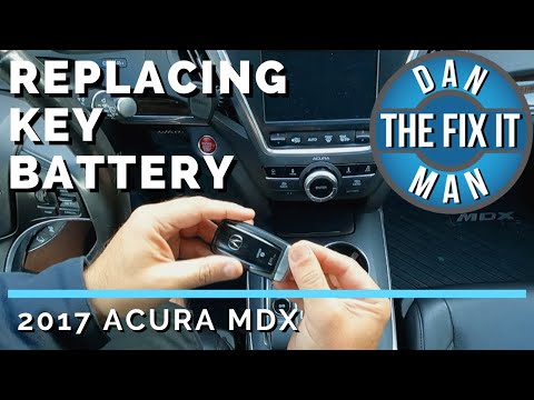 2014 – 2020 ACURA MDX KEY FOB REMOTE BATTERY REPLACEMENT –  EASY DIY!
