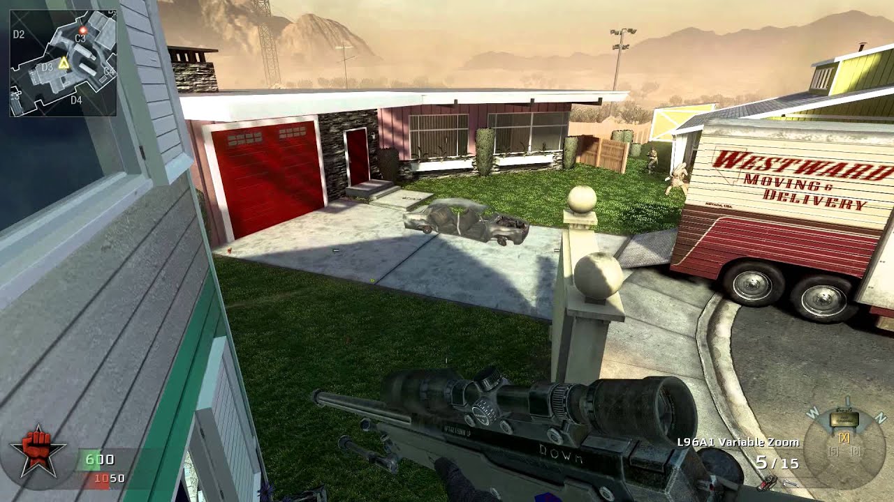 Call of Duty: Black Ops [PC] - Epic perfect 360 Tomahawk kill!