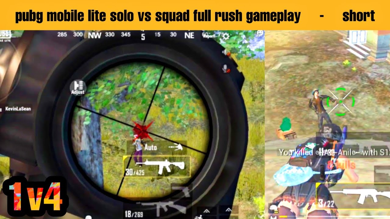 pubg mobile lite solo vs squad full rush gameplay #shorts | pubg lite ...