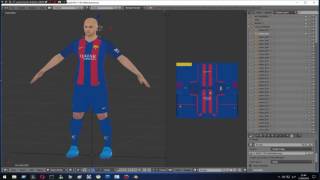 PES 17 3D KIT MODEL screenshot 2