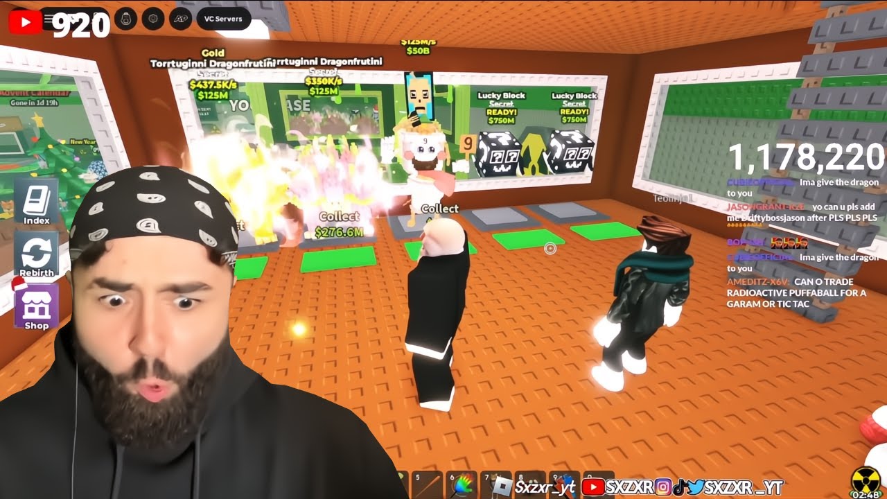 I lost a dragon in a lucky block race...