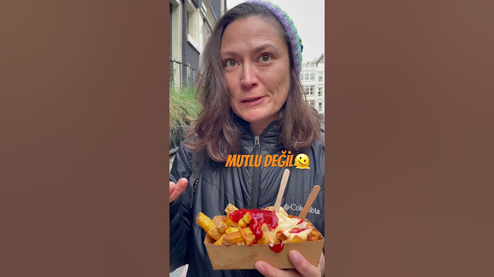 Amsterdam’ın En Ünlü Patatesini Denedik! #shorts