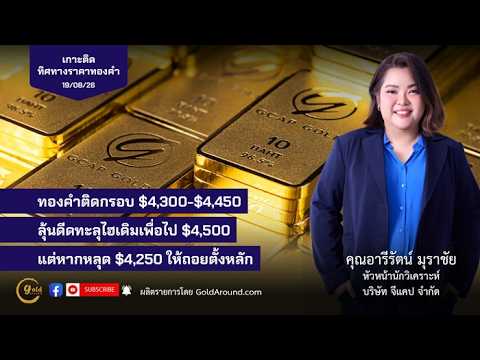 ทิศทางทองคำวันนี้ 19 ส.ค.2569 คุยกับคุณอารีรัตน์ มุราชัย GCAP GOLD
