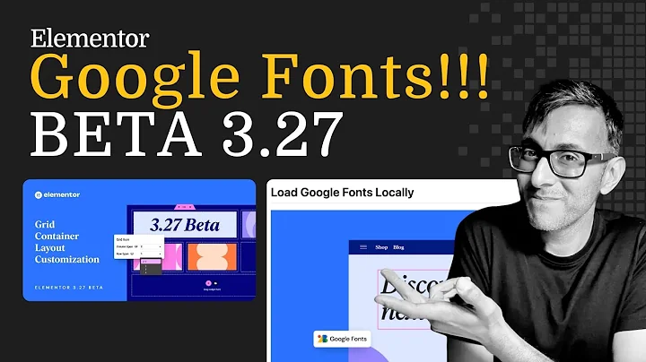 Local Google Fonts!! Elementor Beta 3.27 FIRST LOOK!