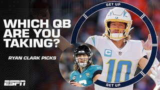 Rather start a franchise with Trevor Lawrence or Justin Herbert 👀🍿 | Get Up screenshot 4