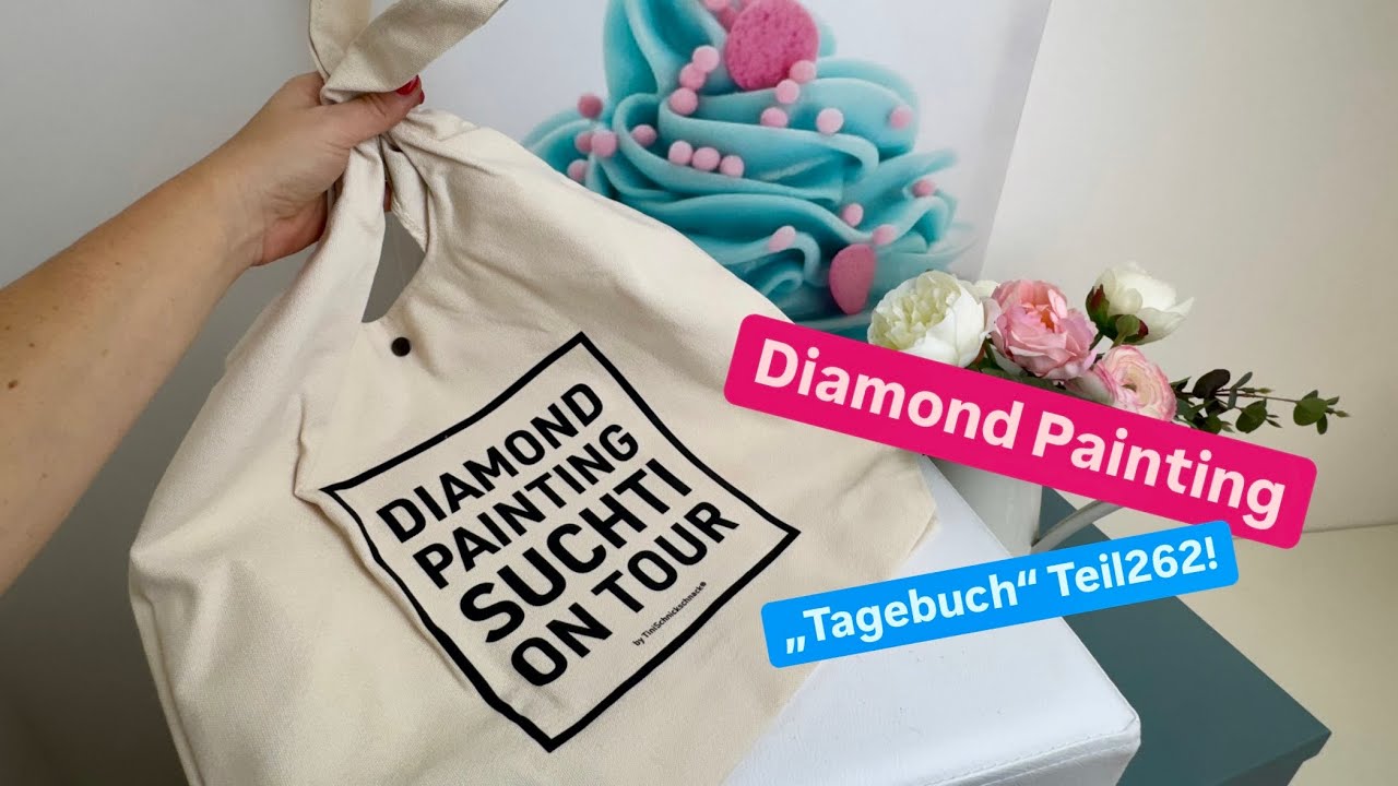 Diamond Painting „Tagebuch“ Teil262! 🙃💚 Ich habe eine tolle Überraschung für euch. 🤫🫶💚