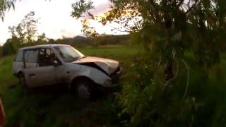 Hectic Paddock Bashing Crash