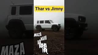 Thar vs jimny tug of war 😱 #shorts #youtubeshorts #viral #jimny #thar #offroad #tharlover