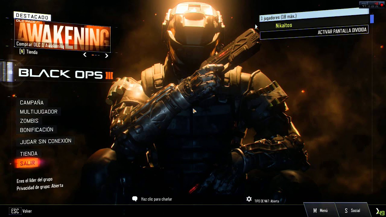 Tutorial Call of Duty Black Ops 3 activar calidad alta y extra - YouTube