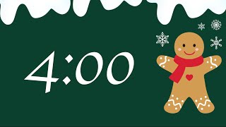 Celebrity 4 Minute Happy Gingerbread Timer (Festive Synth Tones at End) Wealth