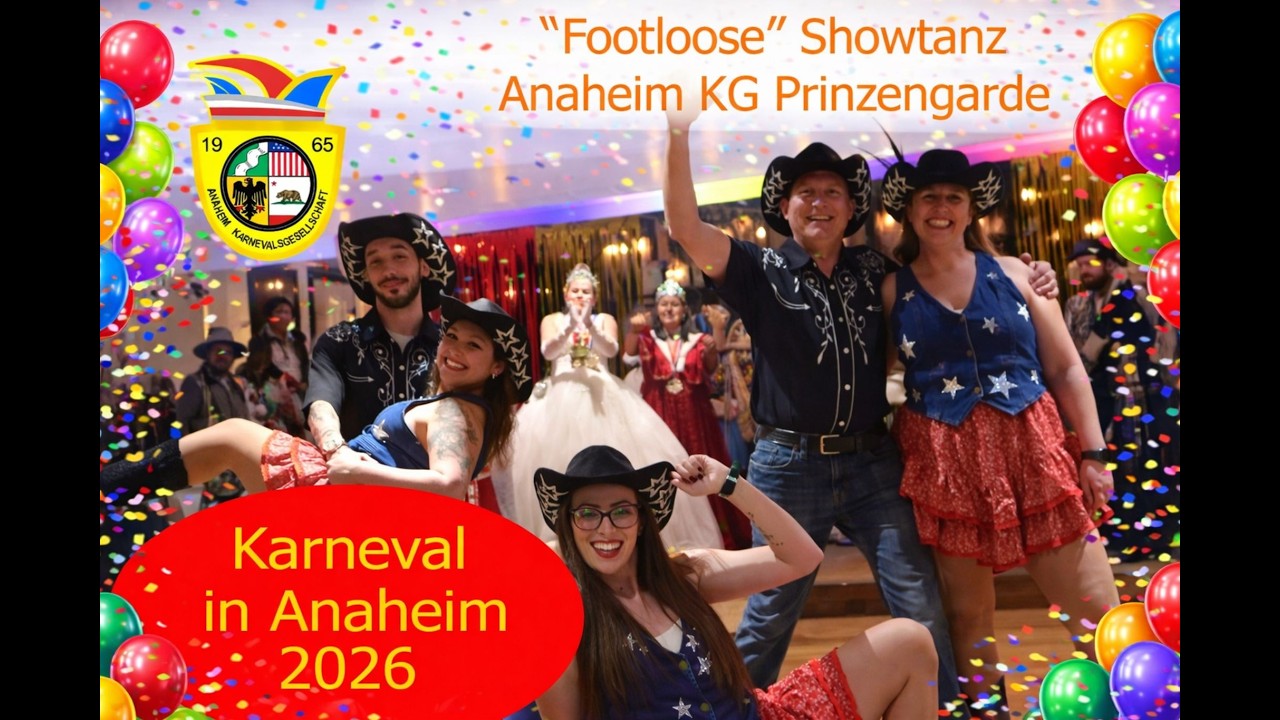 “Footloose” Showtanx - Prinzengarde – Anaheim KG  – Karneval in the Wild West 2026