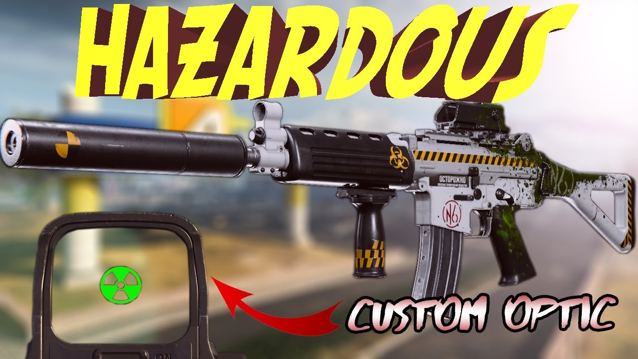 The Legendary Hazardous Krig6 Blueprint + Custom Toxic Optic