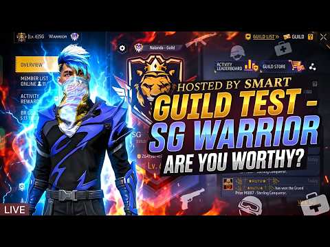 SG WARRIOR Guild Test | Are You ready to join my guild ? 🦁🔥