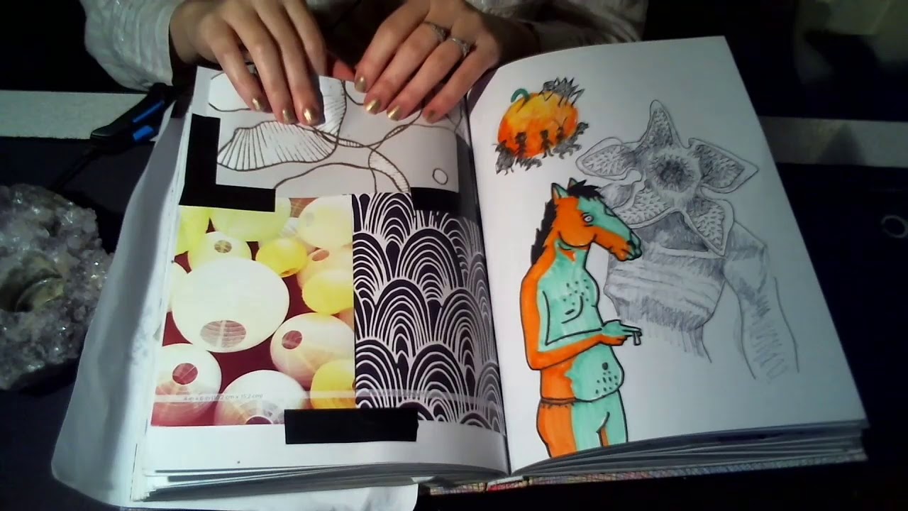 My First Sketchbook Tour - YouTube