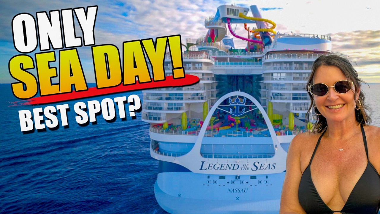 Our ONLY Sea Day on Legend of the Seas — We Found the PERFECT Spot!
