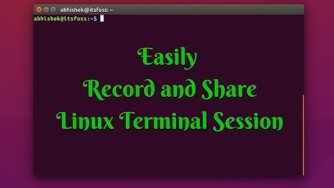 How To Use asciinema to record Linux Terminal Session
