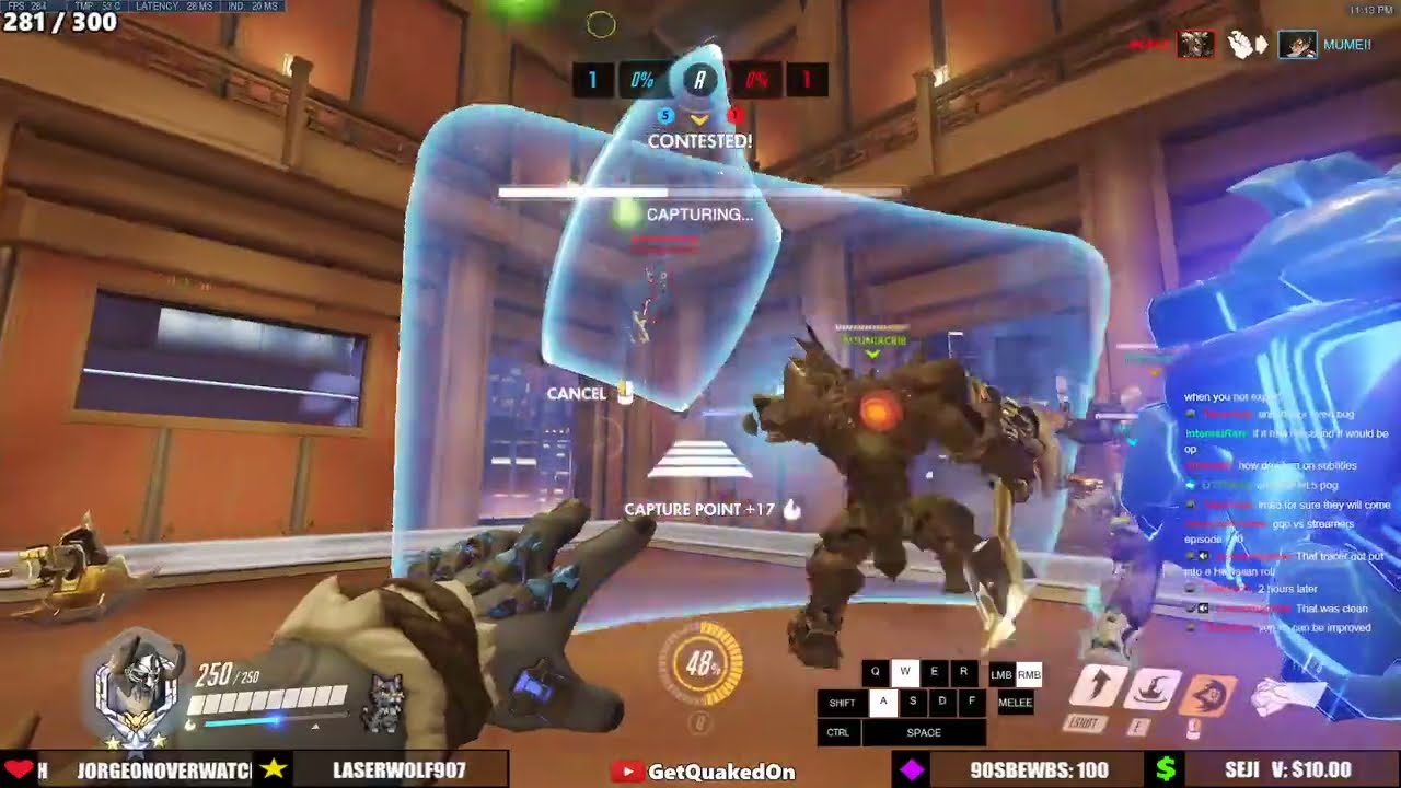 GetQuakedOn Symmetra +Doomfist Gameplay Overwatch Season 35 Top 500