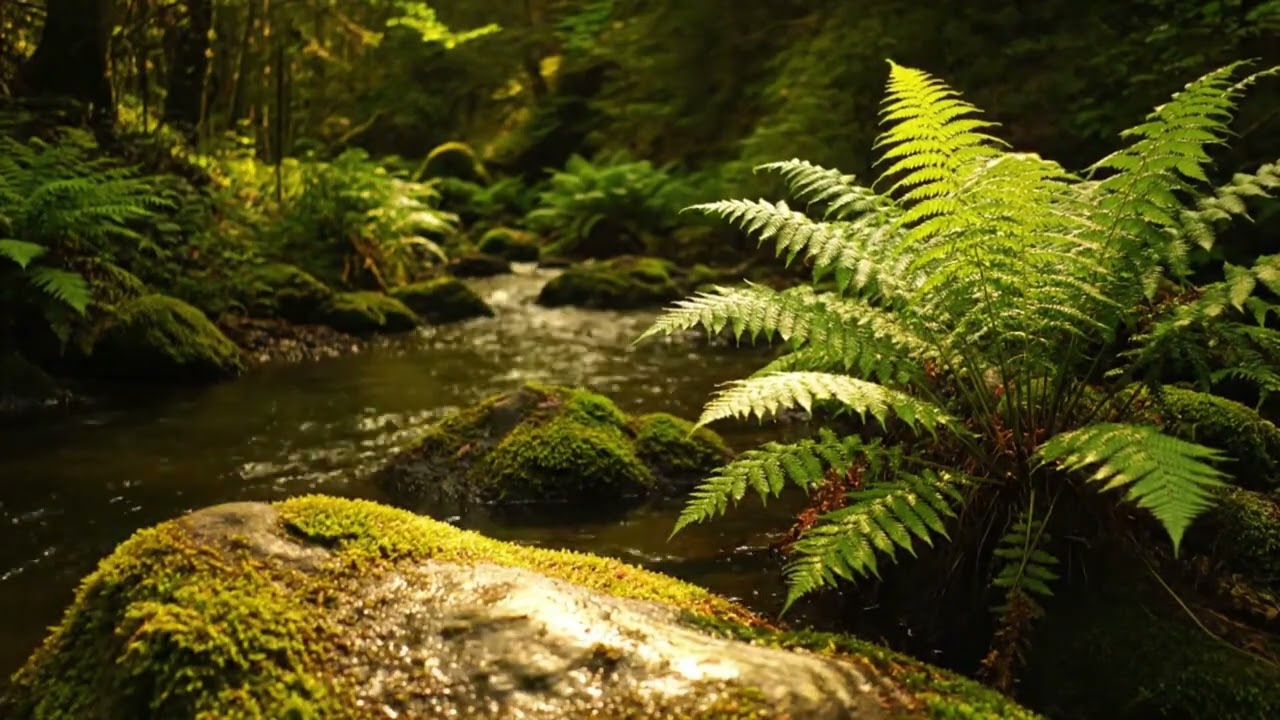 Serene Mountain River Flow | Calming Water Sounds for Sleep & Relaxation