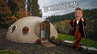 Overnight in the Oregon Hobbit Dome / Airbnb Tour by David Rule 69,563 views 2 years ago 8 minutes, 30 seconds