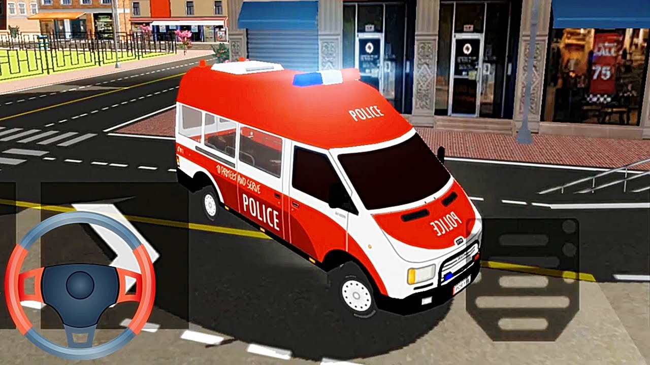 Policeman Ambulance Driver Simulator - Emergency Rescue Team - Android Gameplay