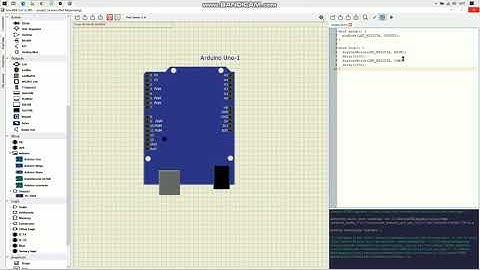 Praktikum LED Blink menggunakan aplikasi SimulIDE
