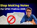 Abhijeet Sir’s Tips for UPSC Prelims 2026 📚
