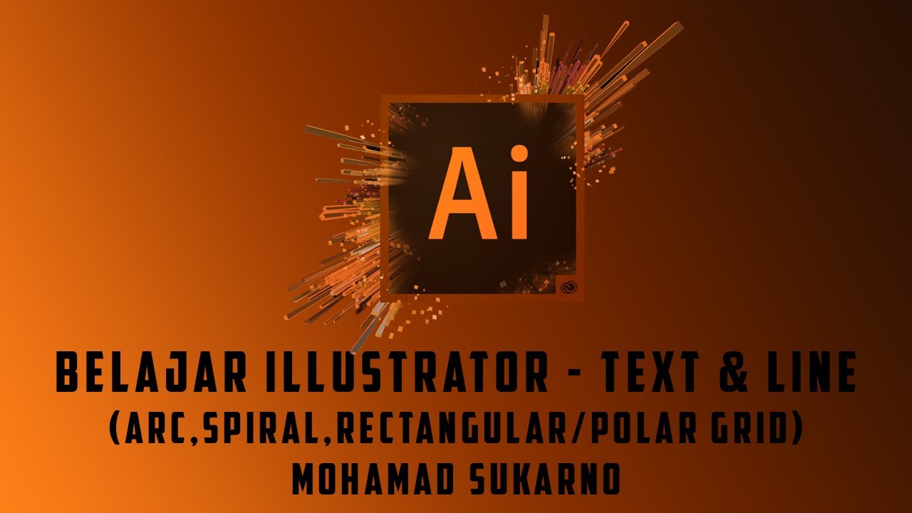 Belajar Illustrator Text Line Arc Spiral Rectangular Polar Grid Belajar illustrator text line arc spiral rectangular polar grid