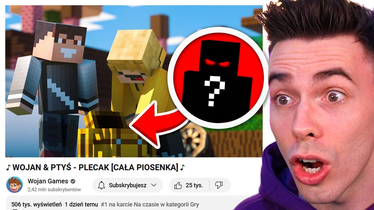 Znalazłem UKRYTĄ WIADOMOŚĆ w PIOSENCE ♪ WOJAN & PTYŚ - PLECAK ♪