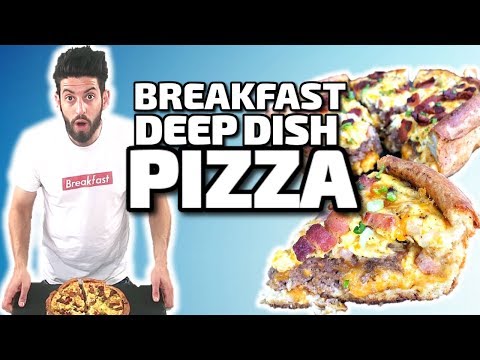 Breakfast Deep Dish Pizza