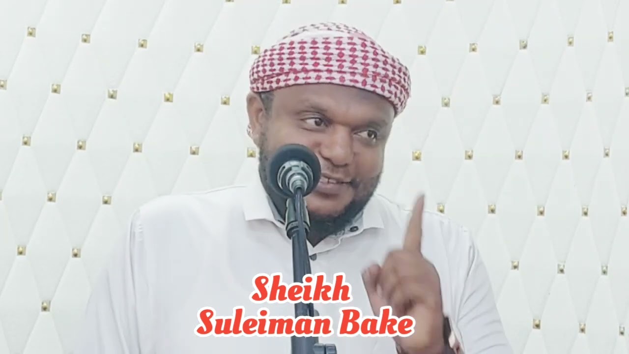KUZUWIA HASIRA NI IBADAH I SHEIKH SULEIMAN BAKE.