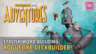 Stylish Word-Building Roguelike Deckbuilder | Let's Try The Paperback Adventures Demo!