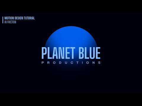 Create a Masking Blur Effect Intro - Motion Design in Friction | Tutorial