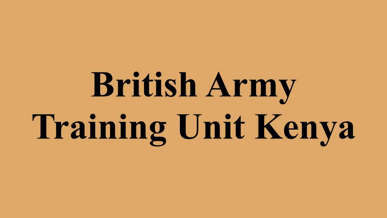 British Army Training Unit Kenya