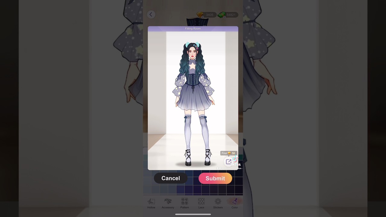 How to make tights in fashion designer game